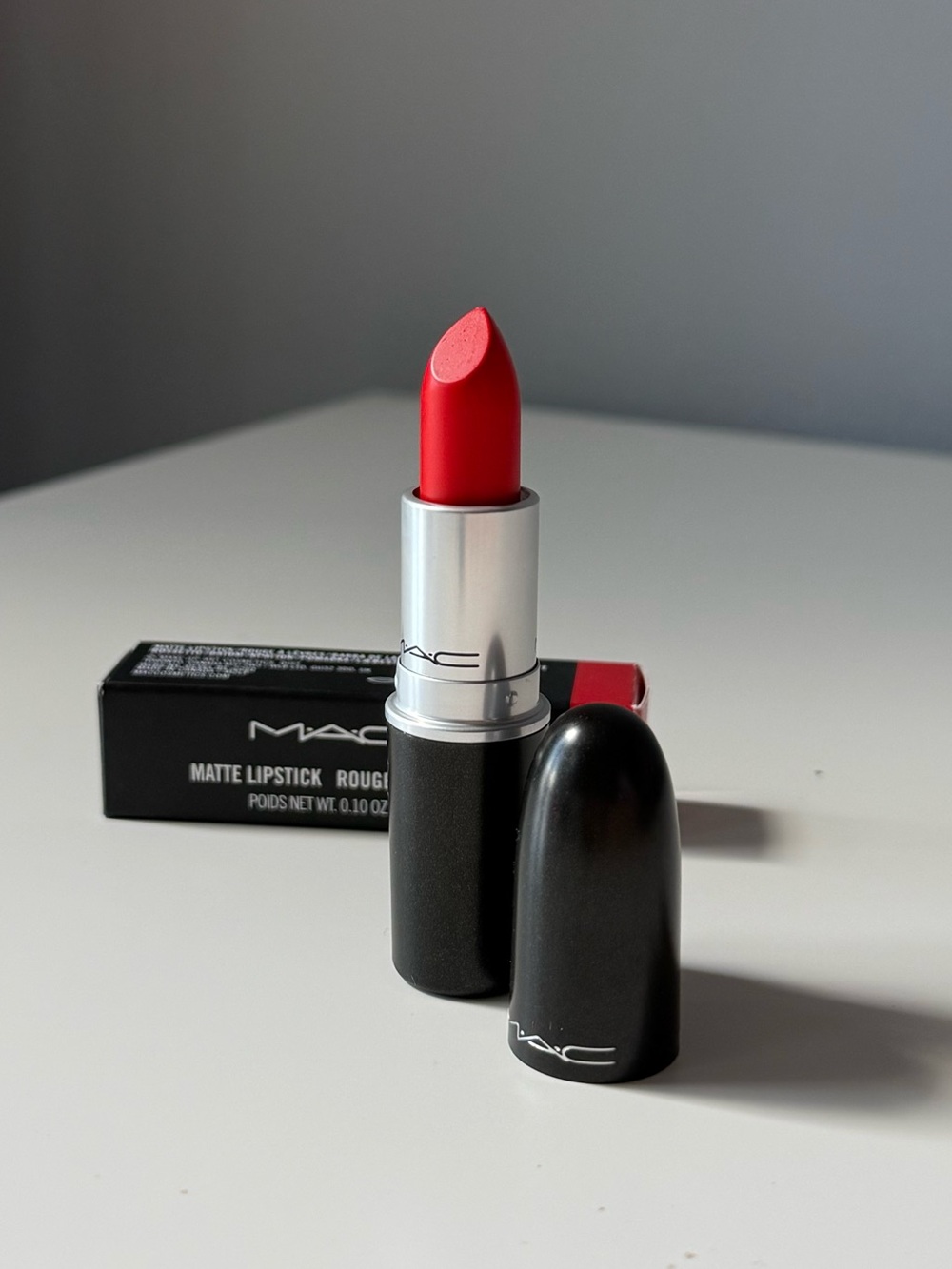 MAC Cosmetics Matte Lipstick — Lady Danger (Orange bright red)